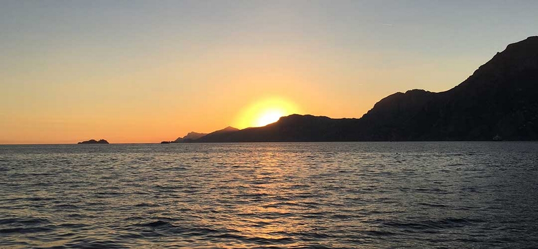 Amalfi Coast boat excursions at sunset